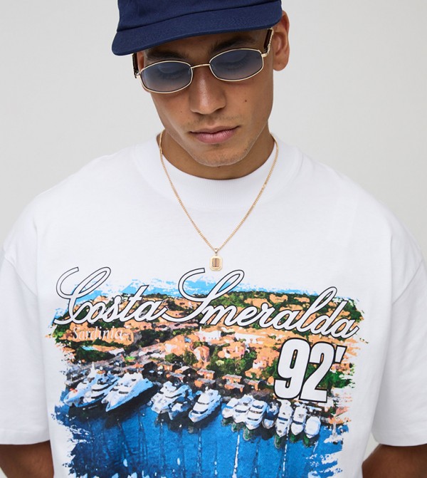 boohooMAN  - White Round Neck T-Shirts