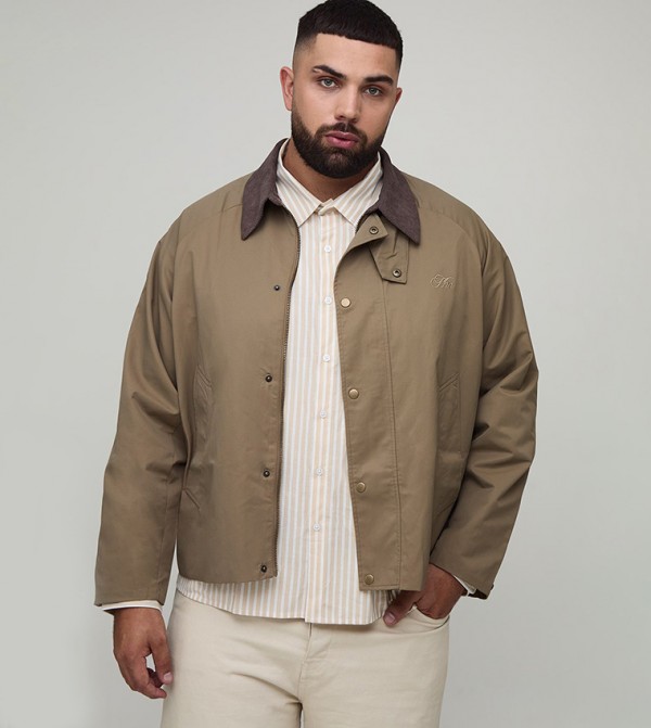 بوهو مان  جاكيتات و معاطف - بني  جاكيتات كاجوال