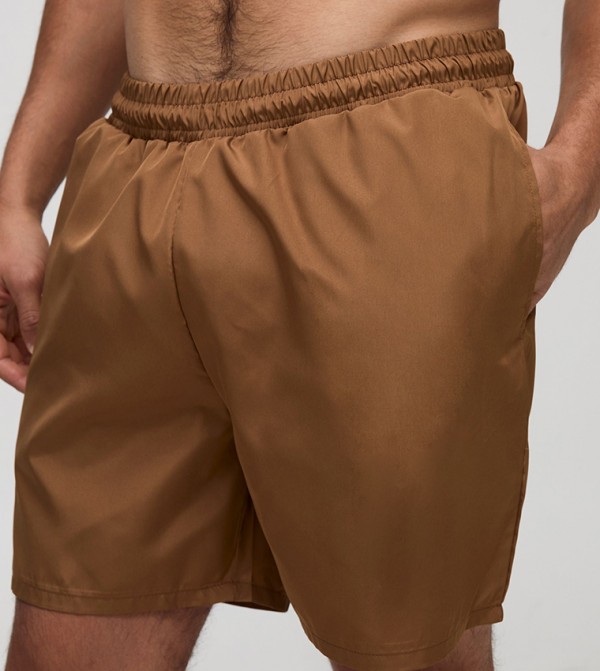 boohooMAN  Swimwear - Brown Bottoms