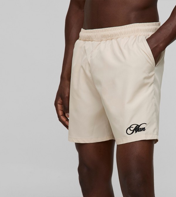 boohooMAN  Swimwear - Cream Bottoms