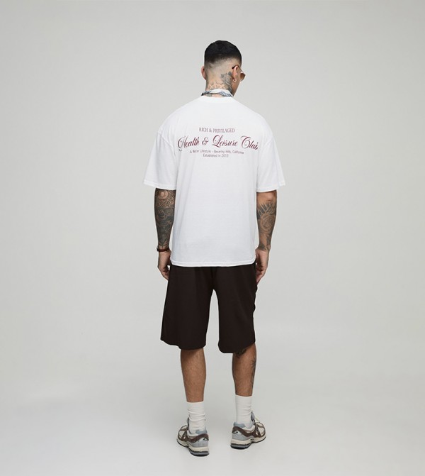 boohooMAN  - White Casual T-Shirts
