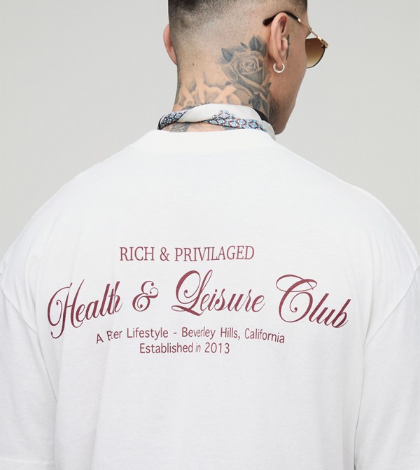 boohooMAN  - White Casual T-Shirts