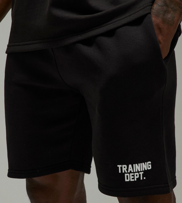 boohooMAN  Clothing - Black Shorts