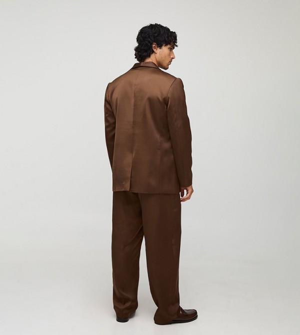 boohooMAN Pants & Chinos - Brown Formal Pants