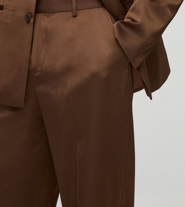 boohooMAN Pants & Chinos - Brown Formal Pants