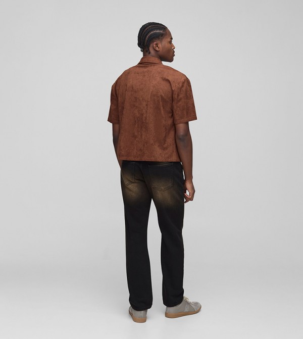 boohooMAN  Shirts - Brown Casual Shirts