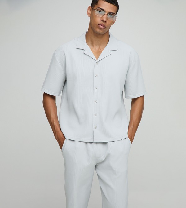boohooMAN  Pants & Chinos - Grey Casual Pants
