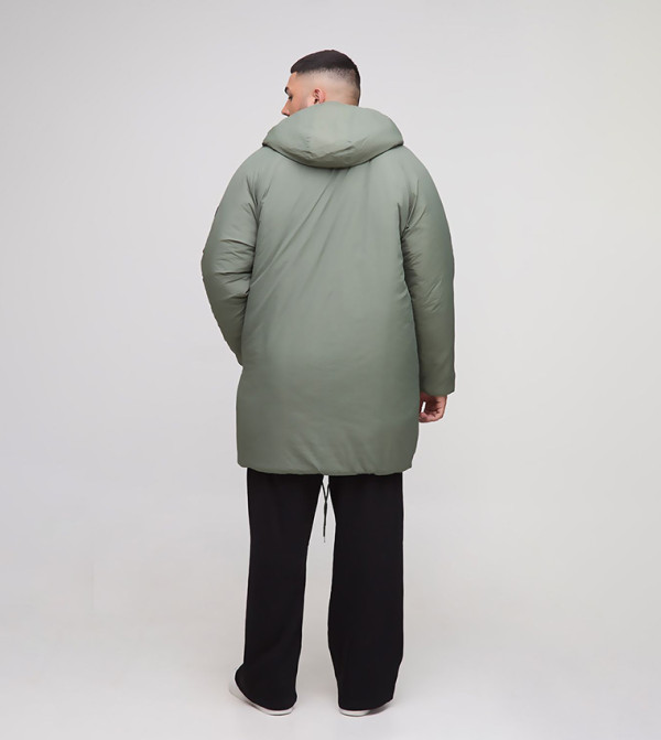 boohooMAN  Overcoats - Khaki Overcoats
