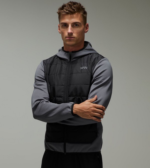 boohooMAN Jackets - Charcoal Jackets