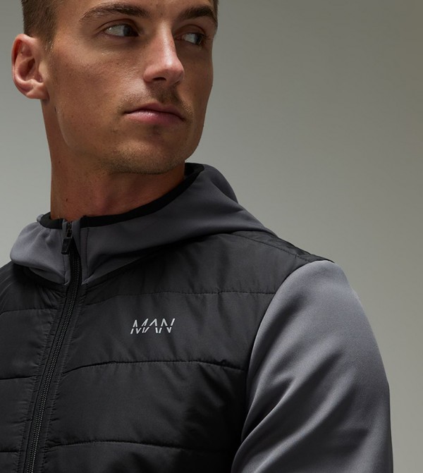 boohooMAN Jackets - Charcoal Jackets