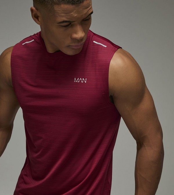 بوهو مان  - أحمر T-Shirts & Vests
