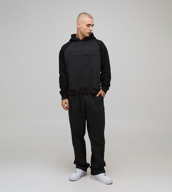 boohooMAN  matching-sets - Black Track Suits