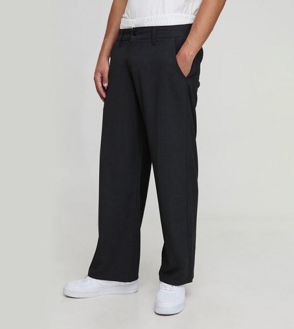 boohooMAN boohooMAN - Charcoal Casual Pants