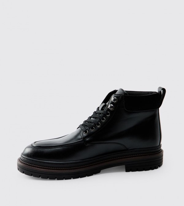 boohooMAN Shoes - Black Chelsea Boots