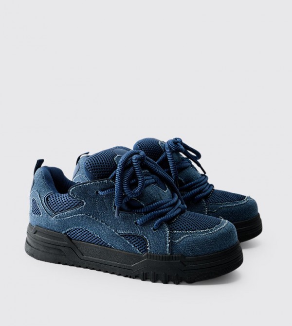 boohooMAN Shoes - Blue Low Top