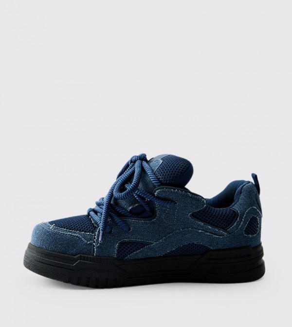 boohooMAN Shoes - Blue Low Top