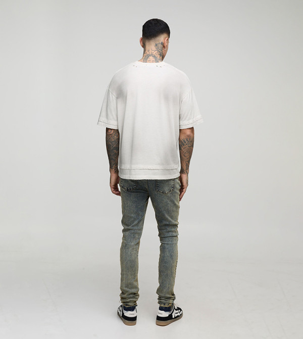 بوهو مان  بناطيل جينز - أزرق جينز ضيق 