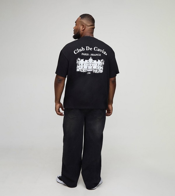 boohooMAN  - Black Casual T-Shirts