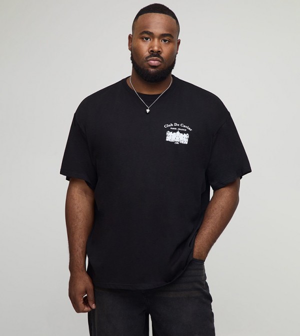 boohooMAN  - Black Casual T-Shirts
