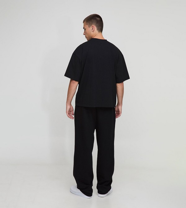 boohooMAN boohooMAN - Black Round Neck T-Shirts
