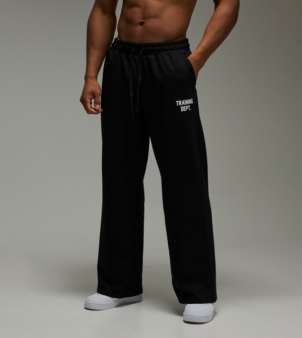 boohooMAN  Clothing - Black Casual Pants