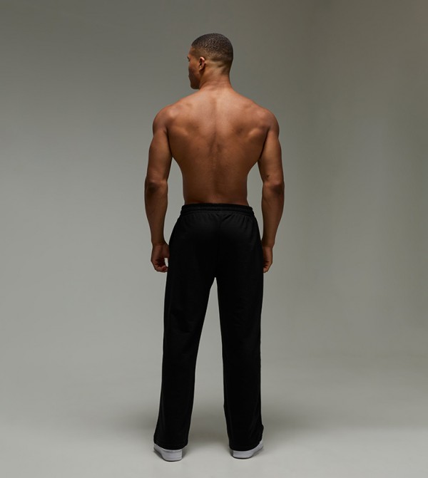 boohooMAN  Clothing - Black Casual Pants