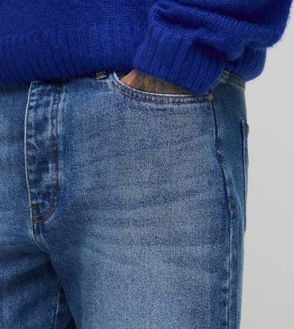 boohooMAN  Jeans - Blue Slim Jeans