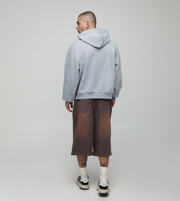 boohooMAN  Hoodies & Sweatshirts - Grey Hoodies