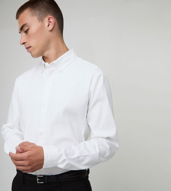 boohooMAN  - White Casual Shirts