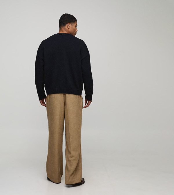 بوهو مان بوهو مان - بني  بنطال كاجوال