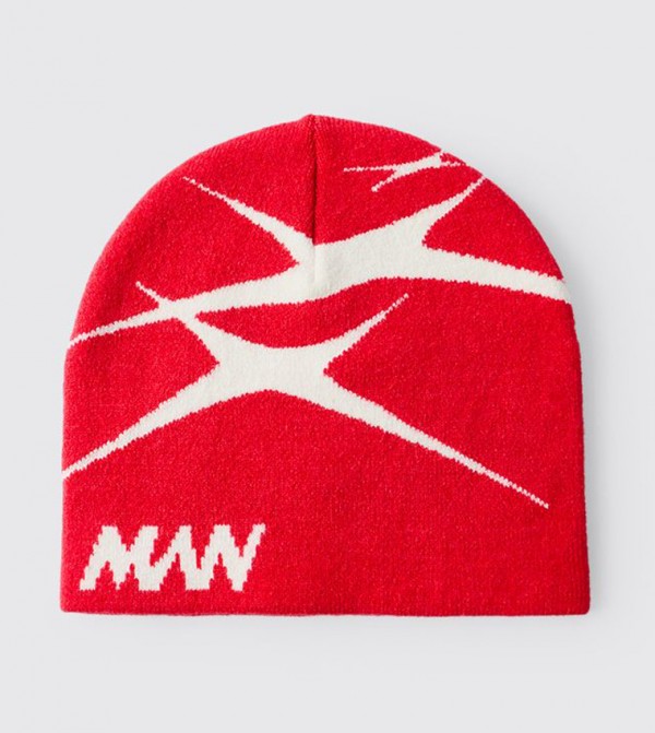 boohooMAN Accessories - Red Beanies