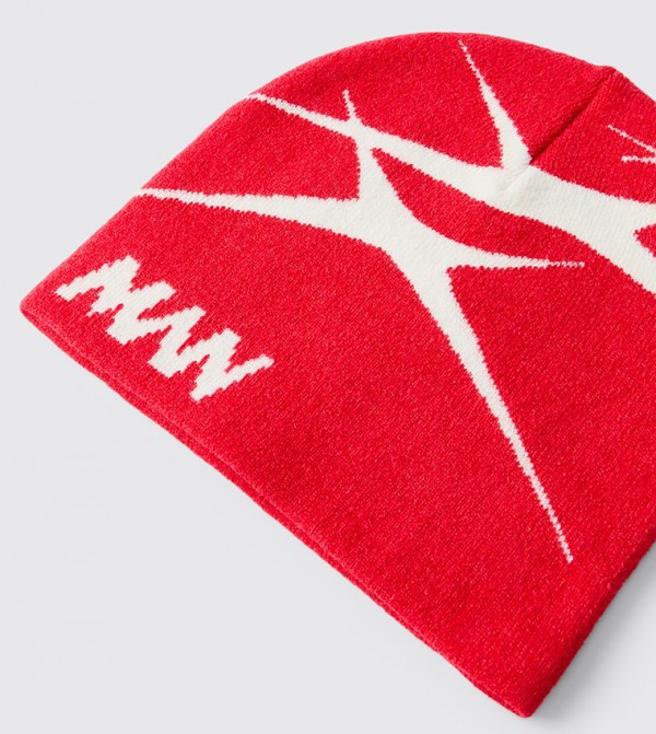 boohooMAN Accessories - Red Beanies