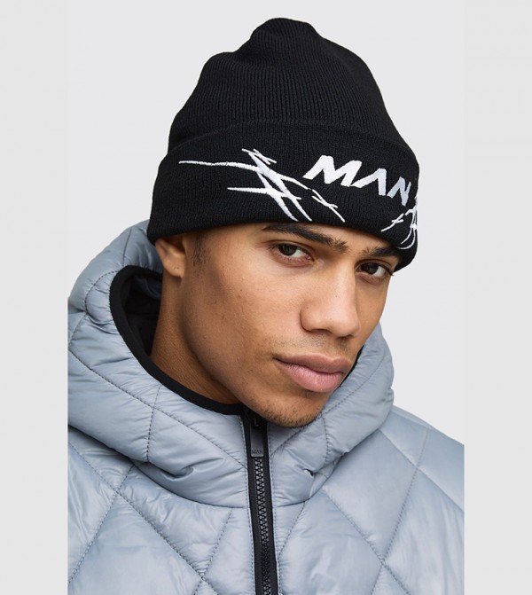 boohooMAN Accessories - Black Beanies
