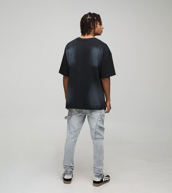 boohooMAN Skinny Jeans - Grey Skinny Jeans