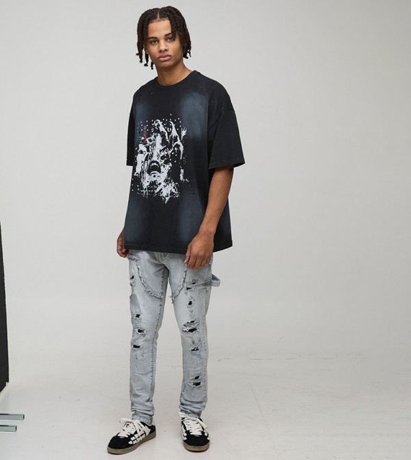 boohooMAN Skinny Jeans - Grey Skinny Jeans