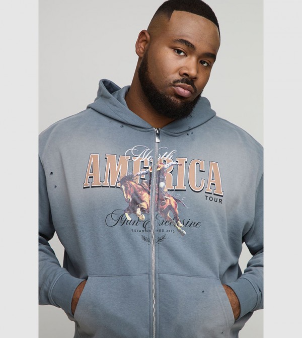 بوهو مان  جاكيتات و معاطف - رمادي جاكيتات كاجوال