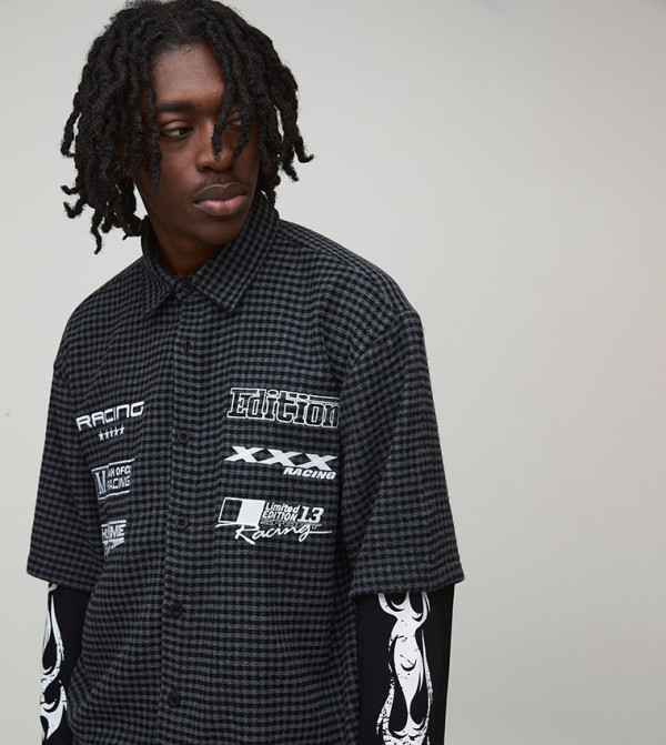 بوهو مان بوهو مان - أسود Long Sleeves