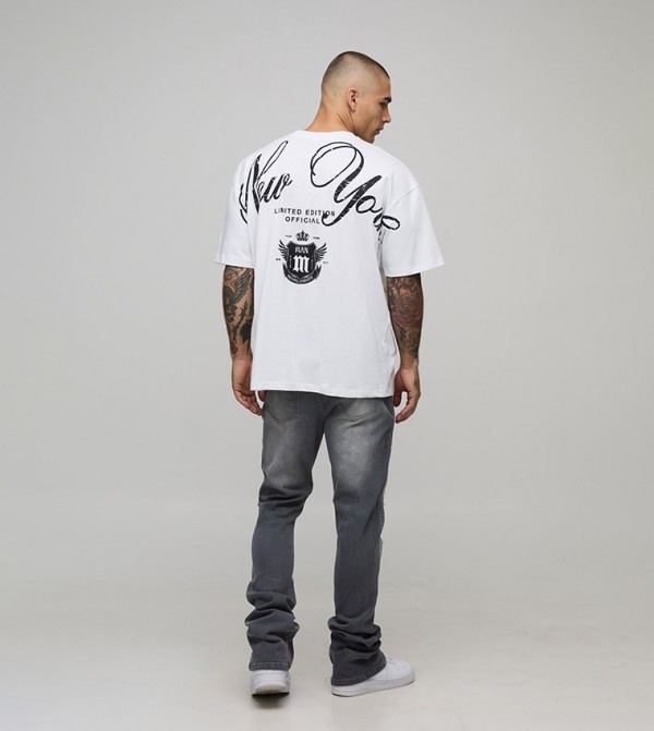 boohooMAN Skinny Jeans - Grey Skinny Jeans