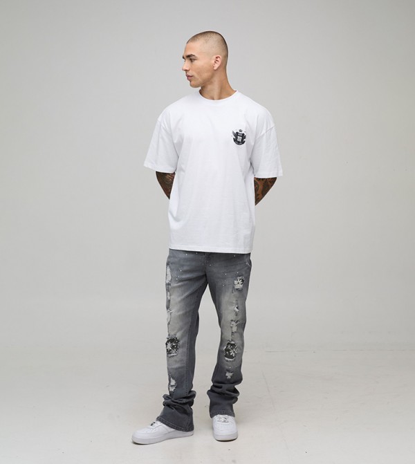 boohooMAN Skinny Jeans - Grey Skinny Jeans