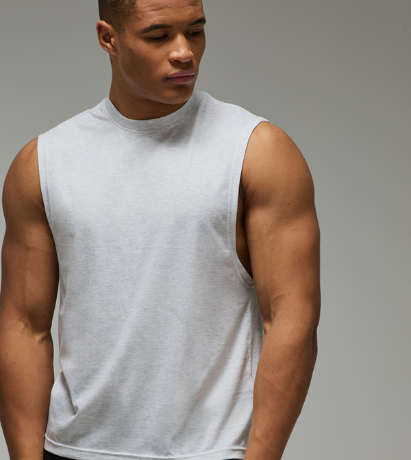 boohooMAN  Clothing - Grey T-Shirts & Vests