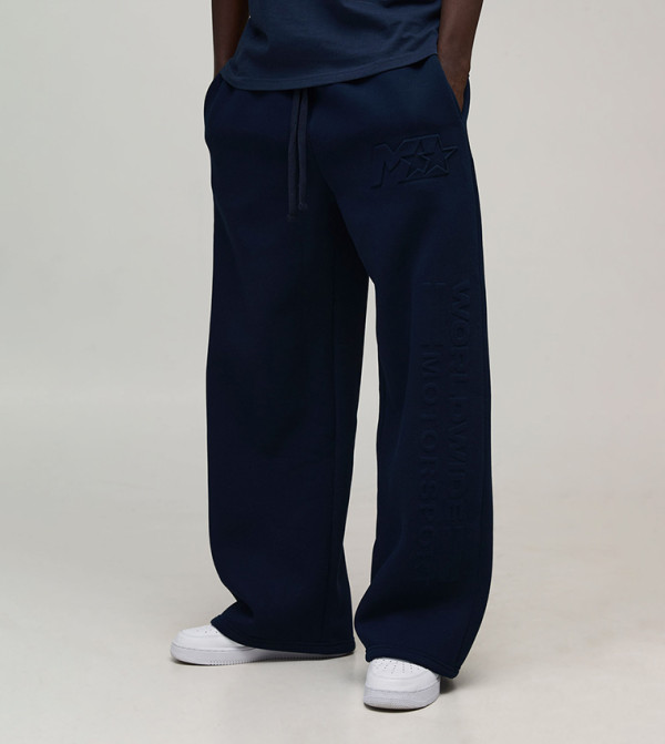 boohooMAN  Clothing - Navy Joggers