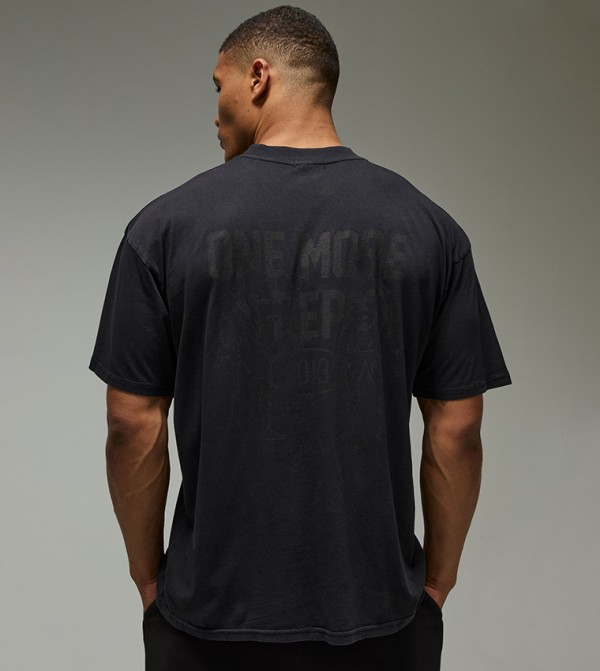 boohooMAN boohooMAN - Black Round Neck T-Shirts