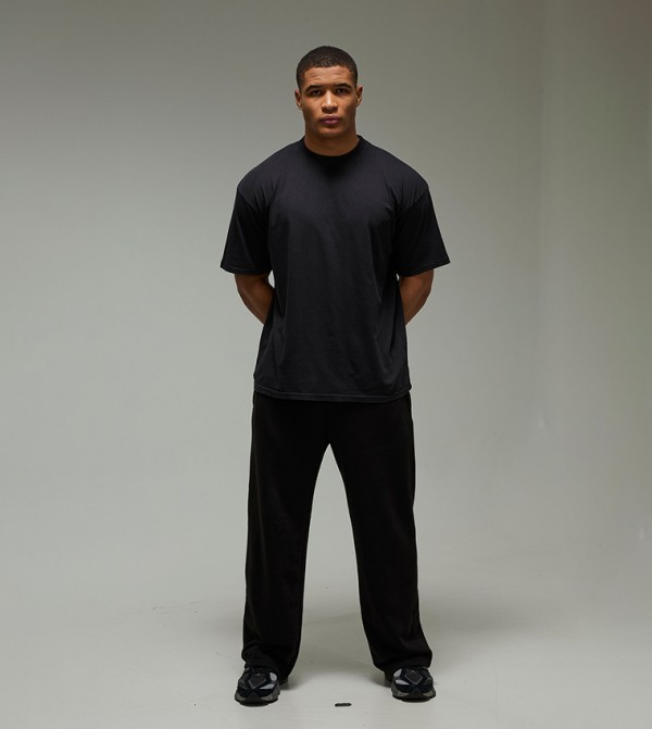 boohooMAN boohooMAN - Black Round Neck T-Shirts