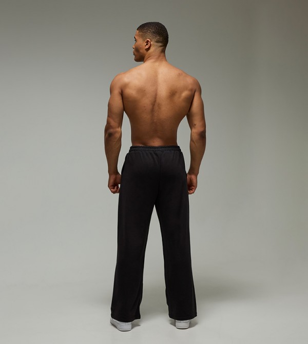 بوهو مان بنطلونات و تشينو - أسود جوغر