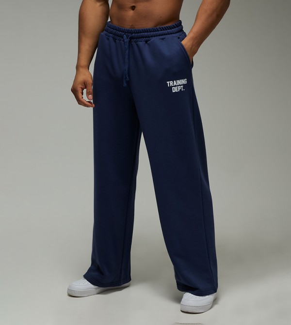 boohooMAN Track Pants & Joggers - Navy Track Pants & Joggers