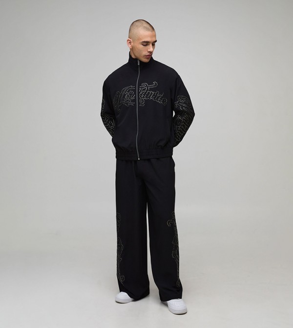boohooMAN  matching-sets - Black Track Suits