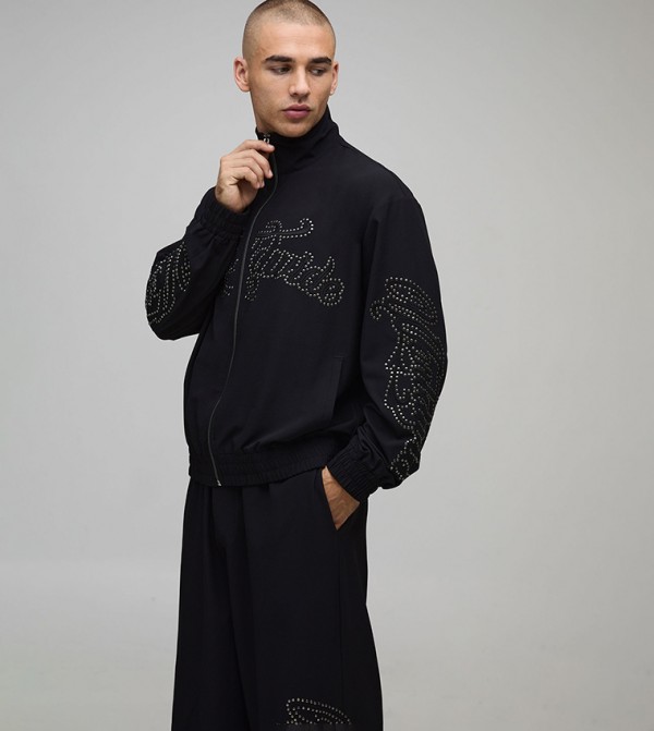 boohooMAN  matching-sets - Black Track Suits