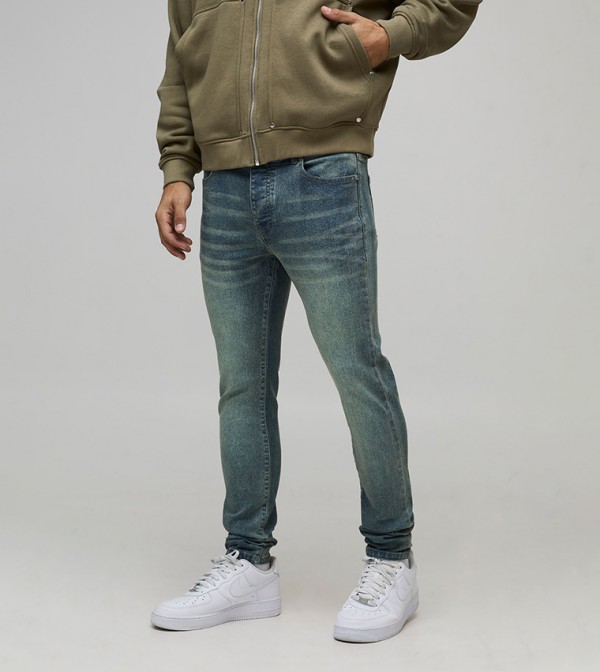 boohooMAN Skinny Jeans - Blue Skinny Jeans