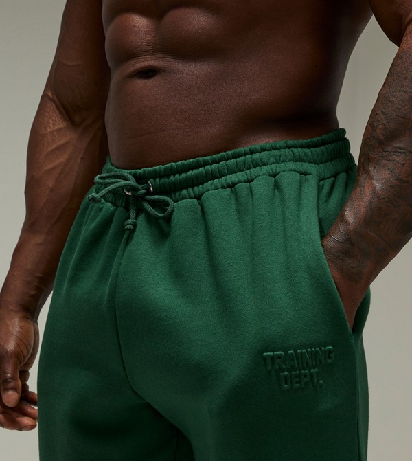 boohooMAN Sportswear - Green Track Pants & Joggers