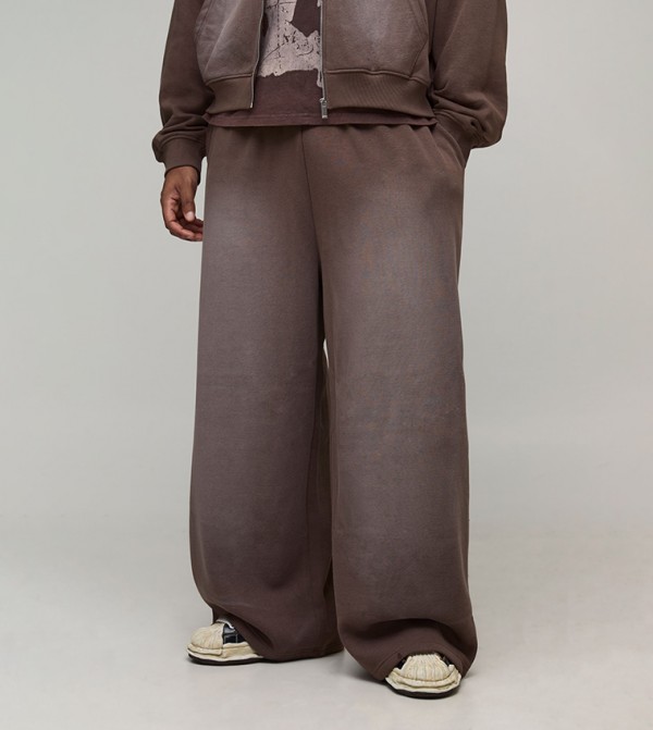 boohooMAN  - Brown Joggers